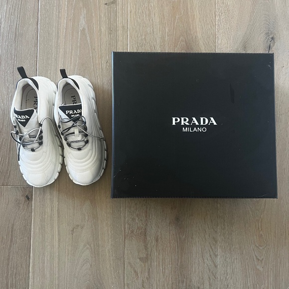Authentic Gently Worn Prada Sneakers | Size 37 - Picture 1 of 8